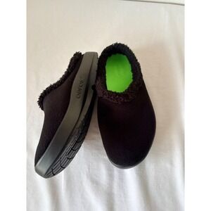 OOFOS Oomg Sport Recovery Slides Black Men's 12 Cozy Lined